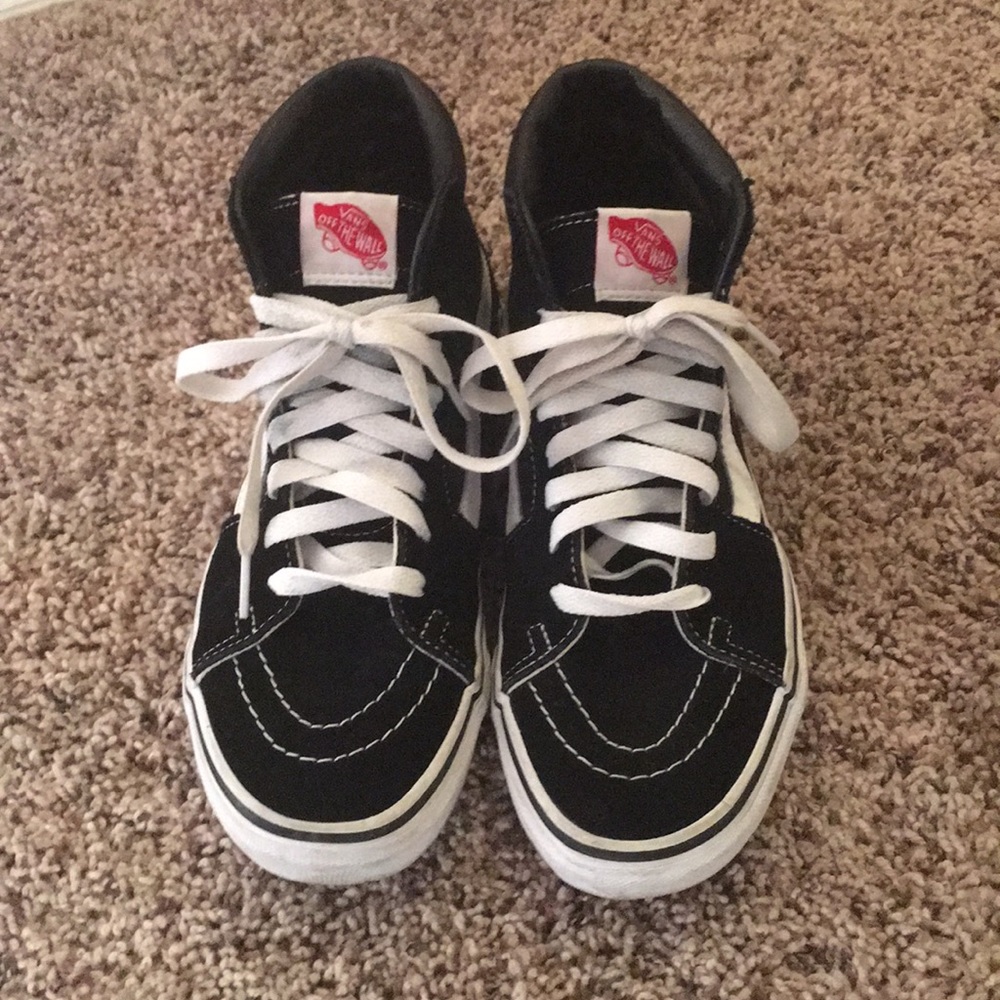 Black high top vans